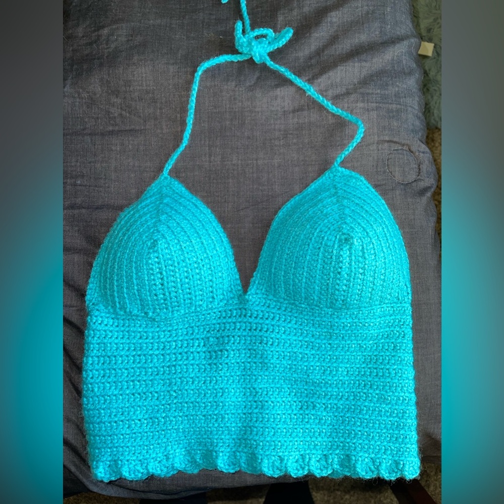Summer crochet handmade crop top